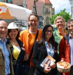 Wahlkampf am Schorndorfer Marktplatz