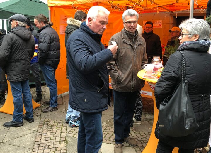 CDU Schorndorf beim Weihnachtsmarkt der Vereine 2017