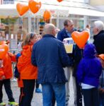 CDU Infostand in der Johann-Phillip-Palm-Straße