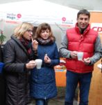 Am Stand der CDU Schorndorf beim Weihnachtsmarkt der Vereine 2015