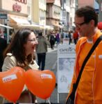 Wahlkampf am Schorndorfer Marktplatz