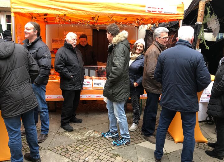 CDU Schorndorf beim Weihnachtsmarkt der Vereine 2017