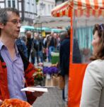 Wahlkampf am Schorndorfer Marktplatz