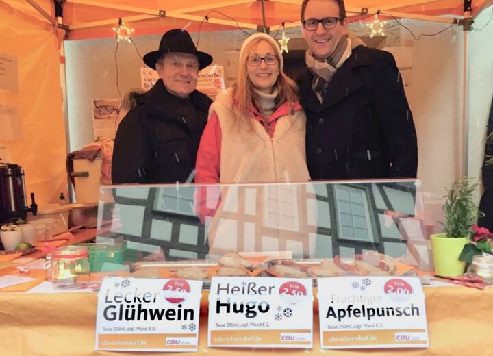 CDU Schorndorf beim Weihnachtsmarkt der Vereine 2017