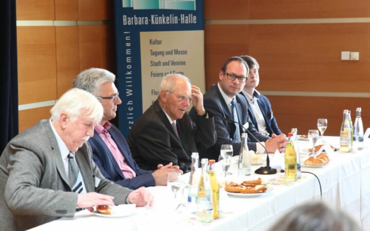 Dr. Wolfgang Schäuble zu Gast in Schorndorf
