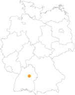 Lage der Stadt Schorndorf auf einer Deutschlandkarte